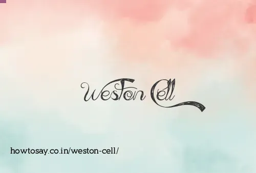 Weston Cell