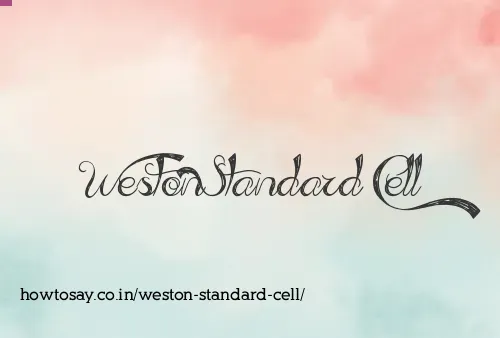 Weston Standard Cell