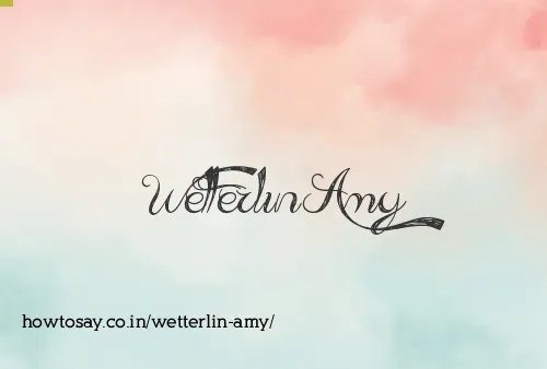 Wetterlin Amy