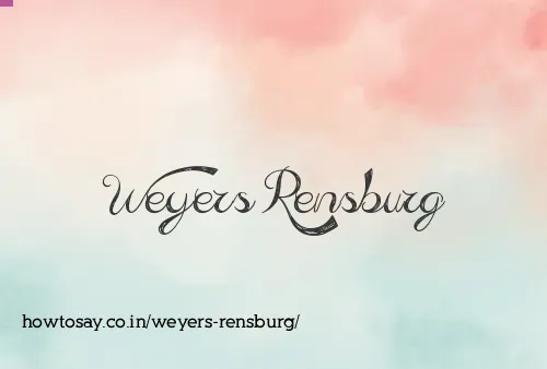 Weyers Rensburg