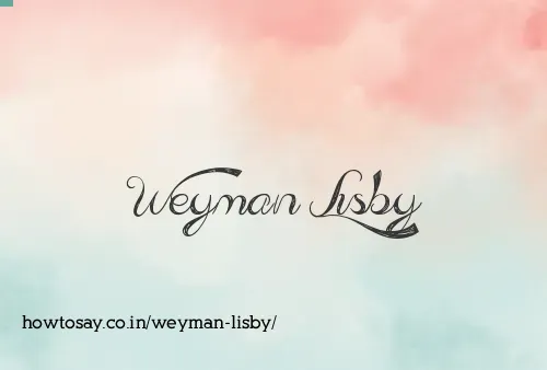 Weyman Lisby