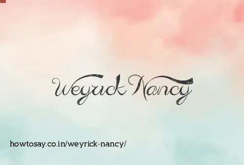 Weyrick Nancy