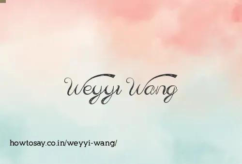 Weyyi Wang
