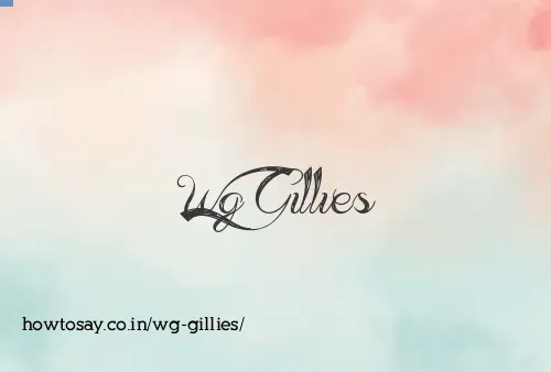 Wg Gillies