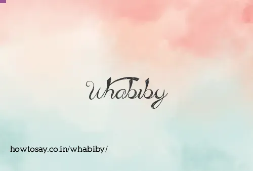 Whabiby