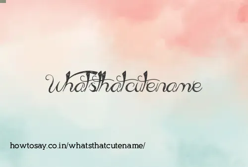 Whatsthatcutename