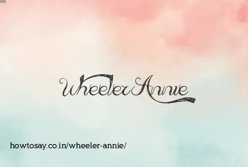 Wheeler Annie