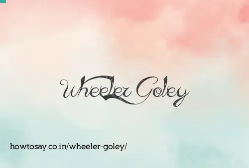 Wheeler Goley