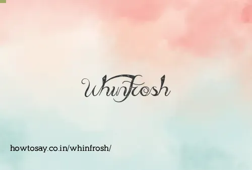 Whinfrosh