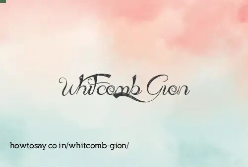 Whitcomb Gion
