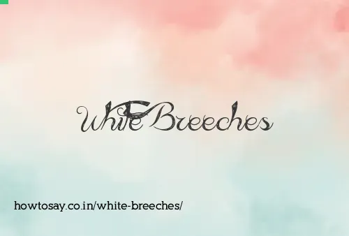 White Breeches