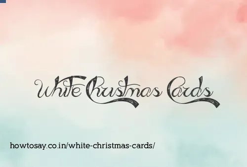 White Christmas Cards