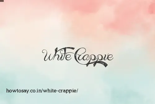 White Crappie