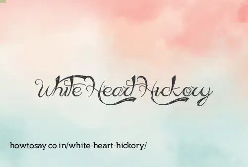 White Heart Hickory