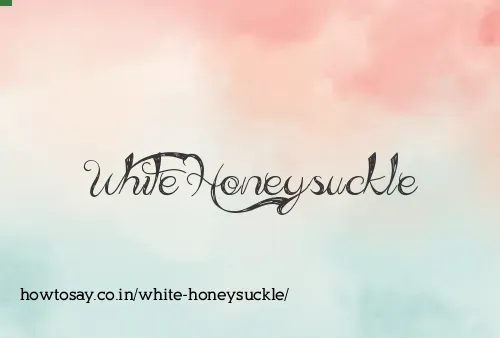 White Honeysuckle