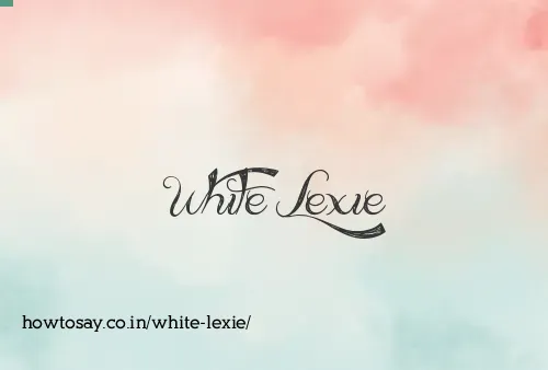 White Lexie