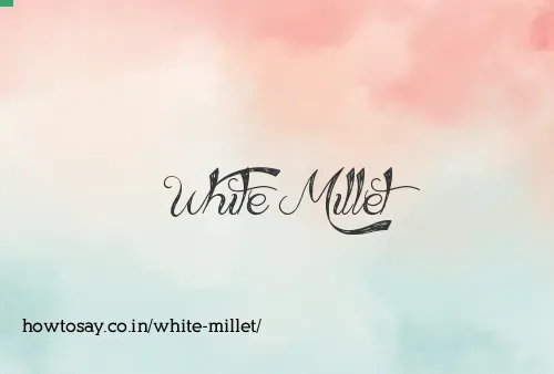 White Millet