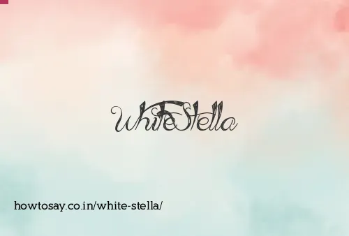 White Stella