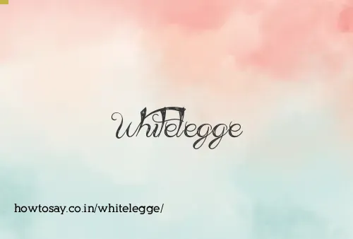 Whitelegge