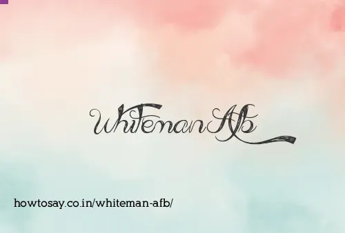 Whiteman Afb