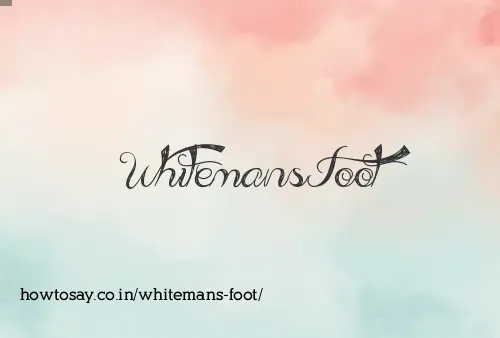 Whitemans Foot