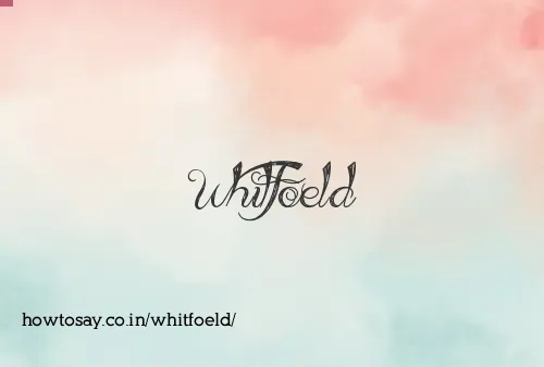 Whitfoeld