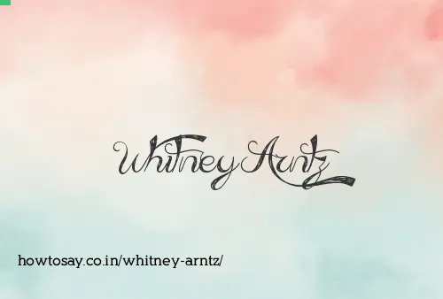 Whitney Arntz