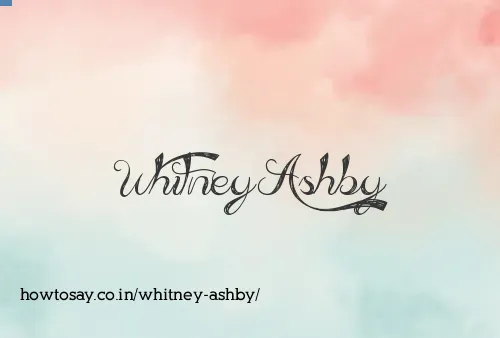 Whitney Ashby