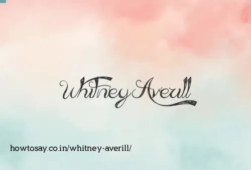 Whitney Averill