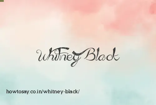 Whitney Black