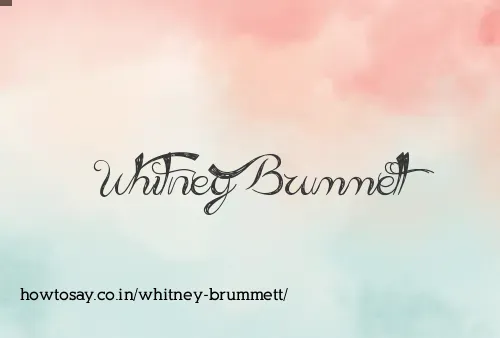 Whitney Brummett