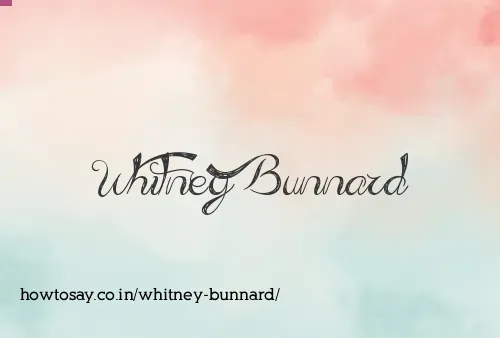 Whitney Bunnard