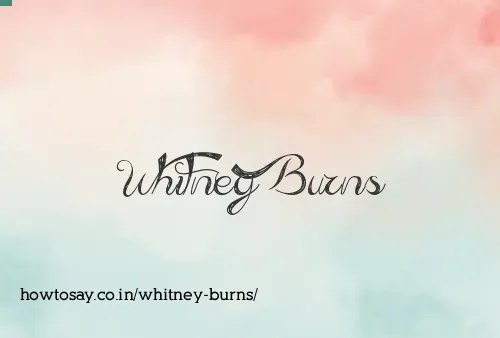 Whitney Burns