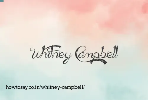 Whitney Campbell