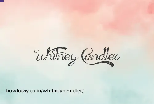 Whitney Candler