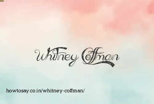 Whitney Coffman
