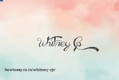 Whitney Cp