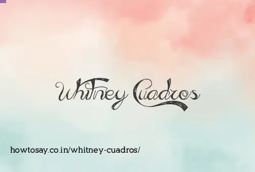 Whitney Cuadros