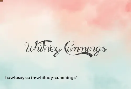 Whitney Cummings