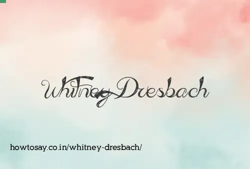 Whitney Dresbach