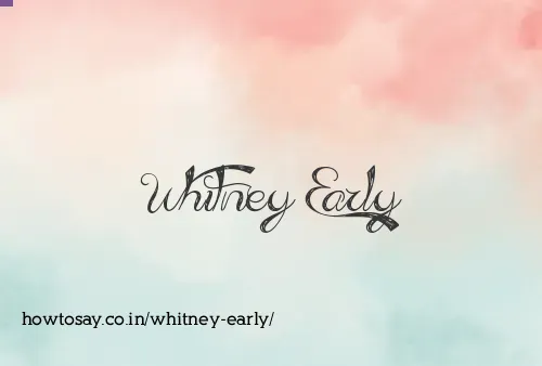 Whitney Early