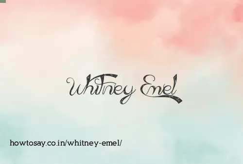 Whitney Emel