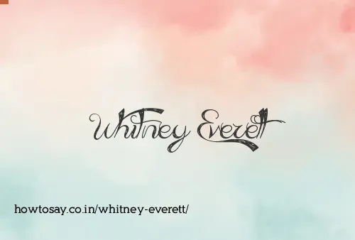 Whitney Everett