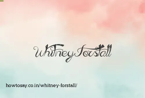 Whitney Forstall
