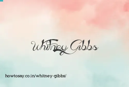 Whitney Gibbs