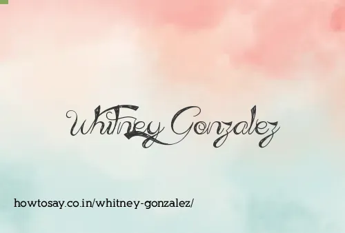 Whitney Gonzalez