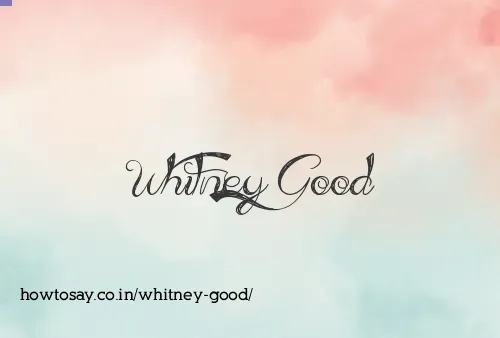 Whitney Good