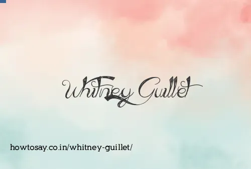 Whitney Guillet
