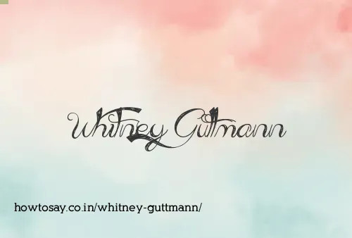 Whitney Guttmann