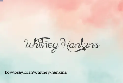 Whitney Hankins